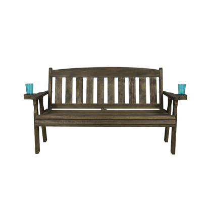 Amish Casual 5 Foot Mission Wood Garden Bench
