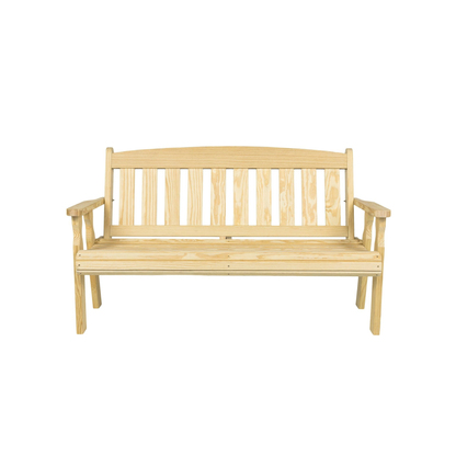 Amish Casual 5 Foot Mission Wood Garden Bench