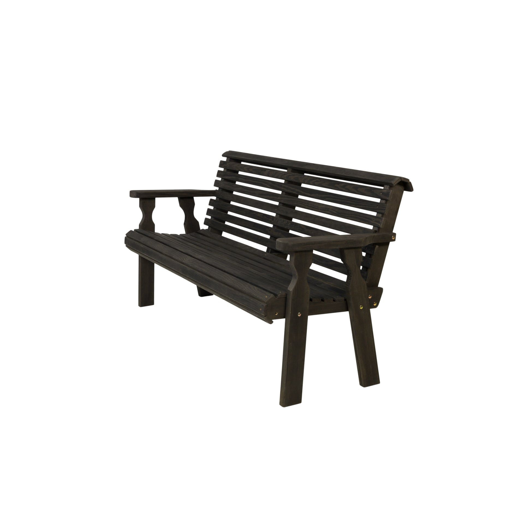 Amish Casual Heavy Duty Roll Back 4 Foot Treated Garden Bench
