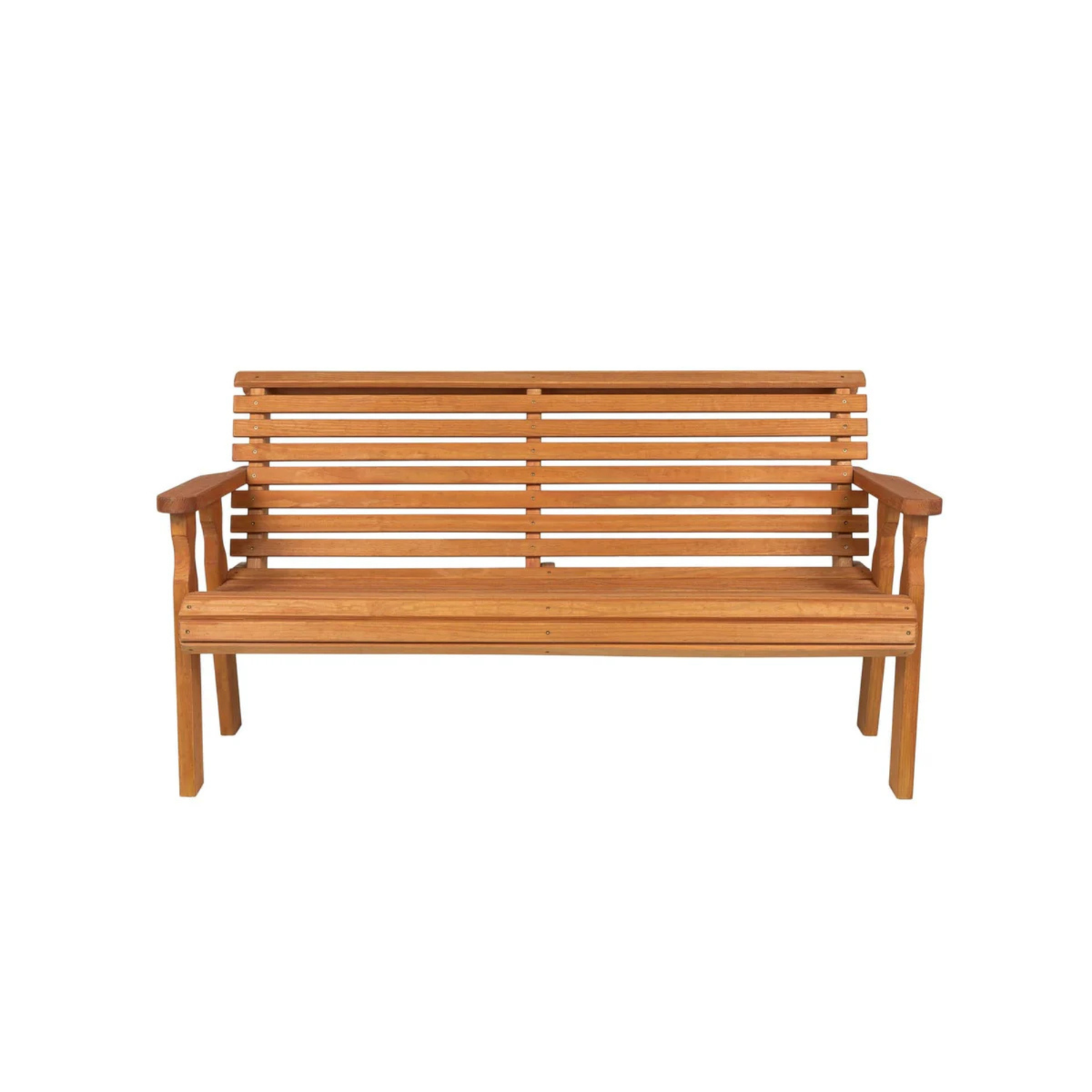 Amish Casual Roll Back Heavy Duty Outdoor Bench