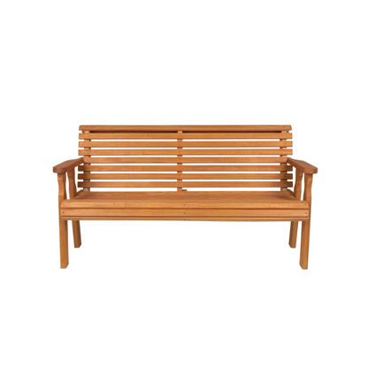 Amish Casual Roll Back Heavy Duty Outdoor Bench