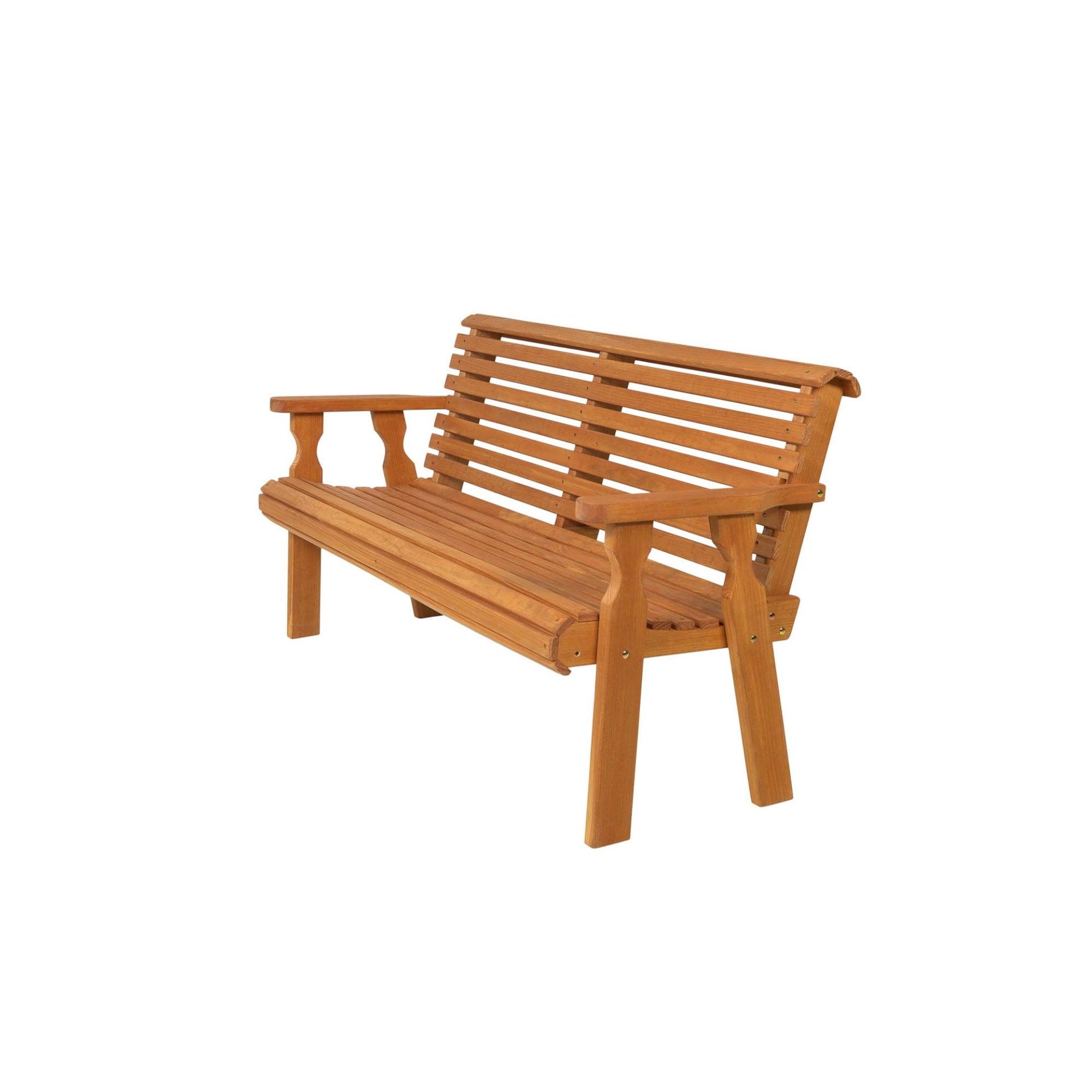 Amish Casual Heavy Duty Roll Back 4 Foot Treated Garden Bench