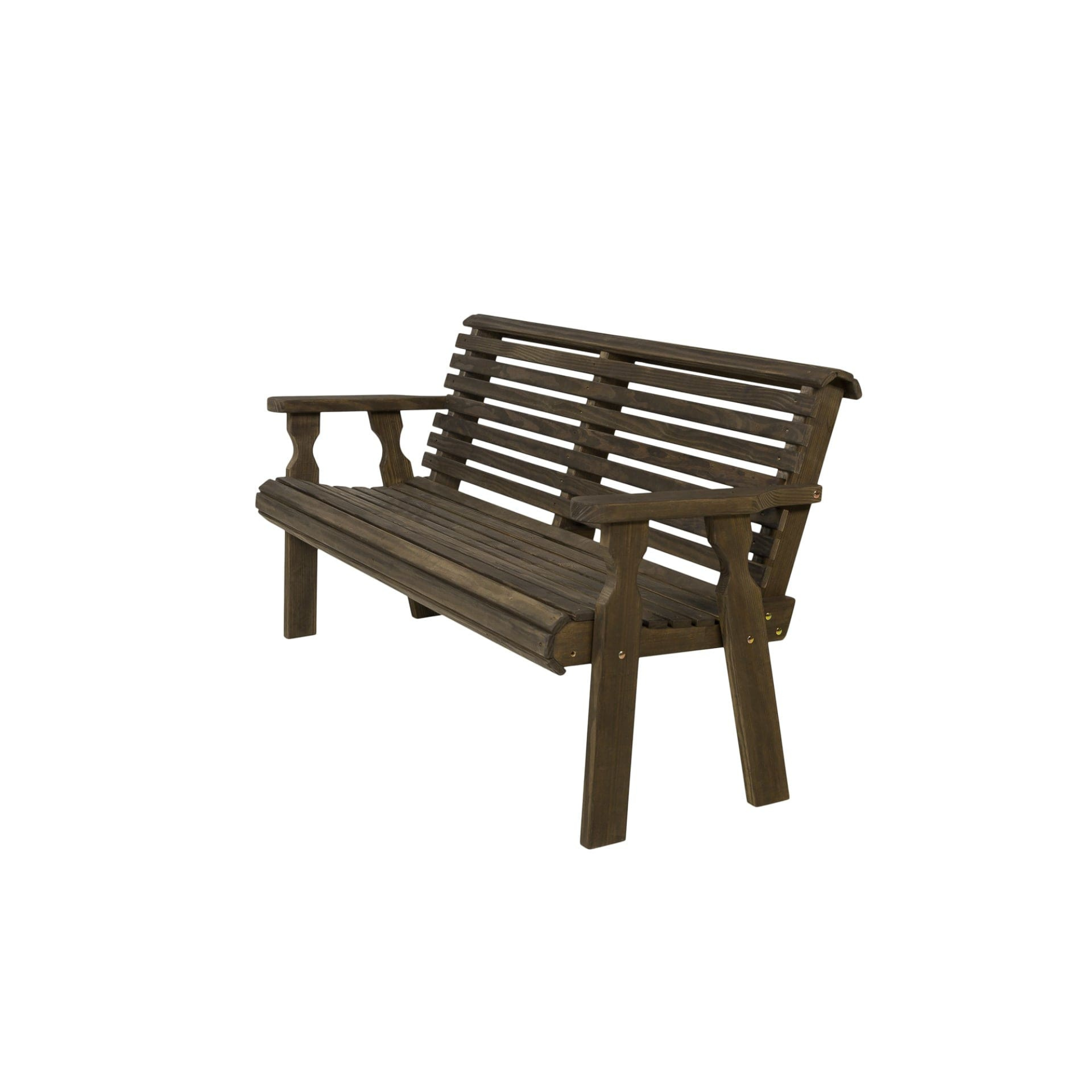 Amish Casual Heavy Duty Roll Back 4 Foot Treated Garden Bench