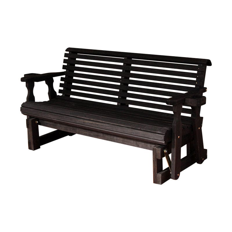 Amish Casual Heavy Duty Roll Back 5 Foot Treated Porch Glider
