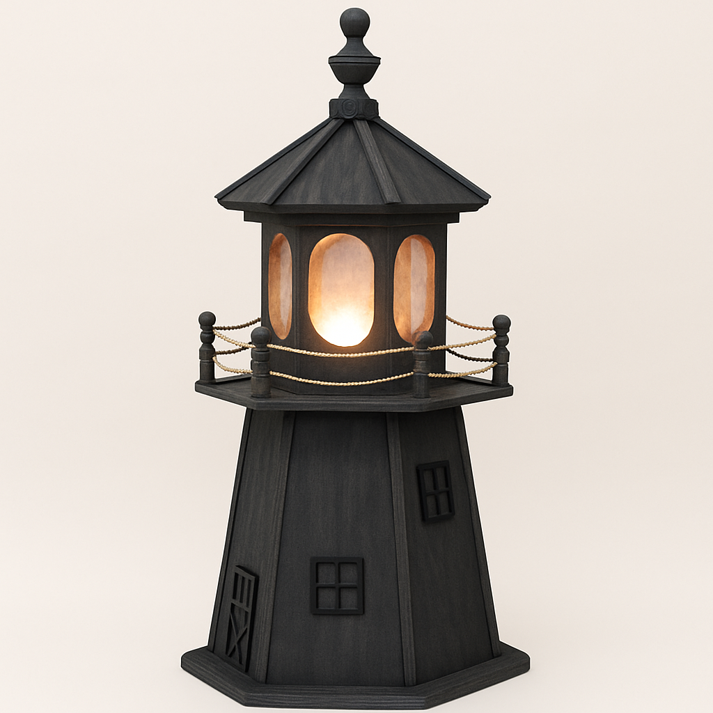 Heritage Lawncraft Pressure Treated Wood Decorative Lighthouse