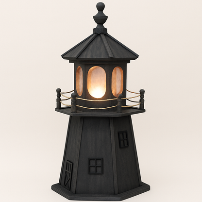 Heritage Lawncraft Pressure Treated Wood Decorative Lighthouse