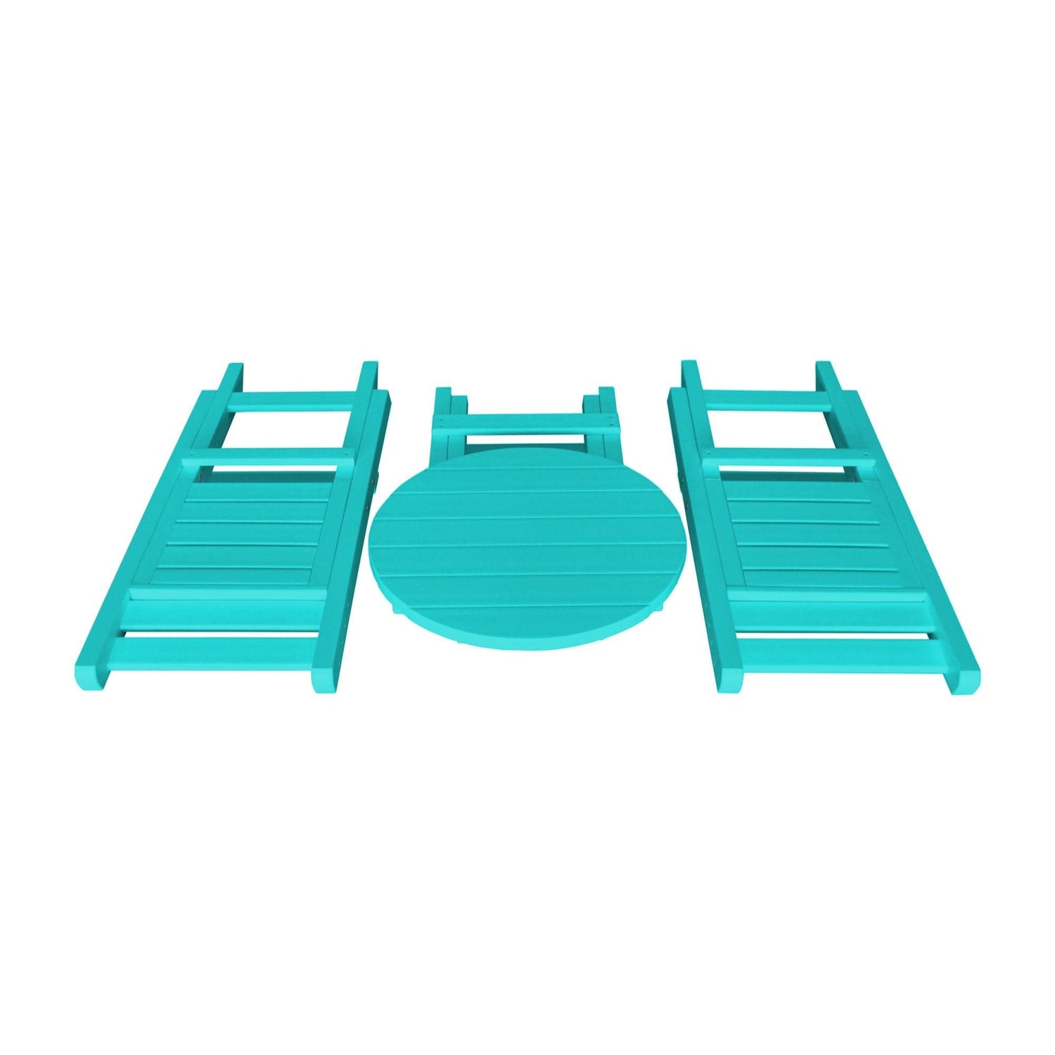 Keystone Amish Co. Coronado Round Poly Folding Bistro Set