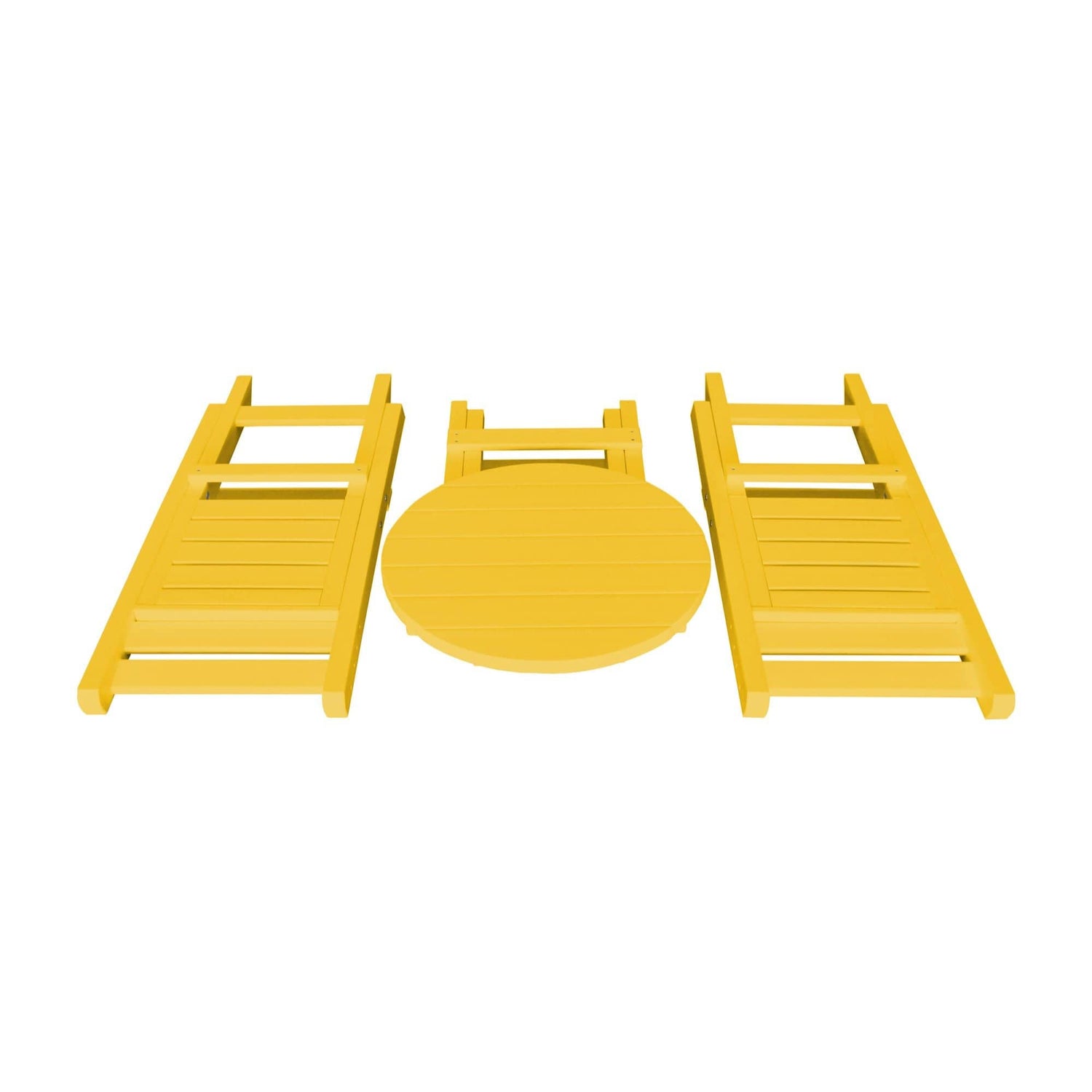 Keystone Amish Co. Coronado Round Poly Folding Bistro Set