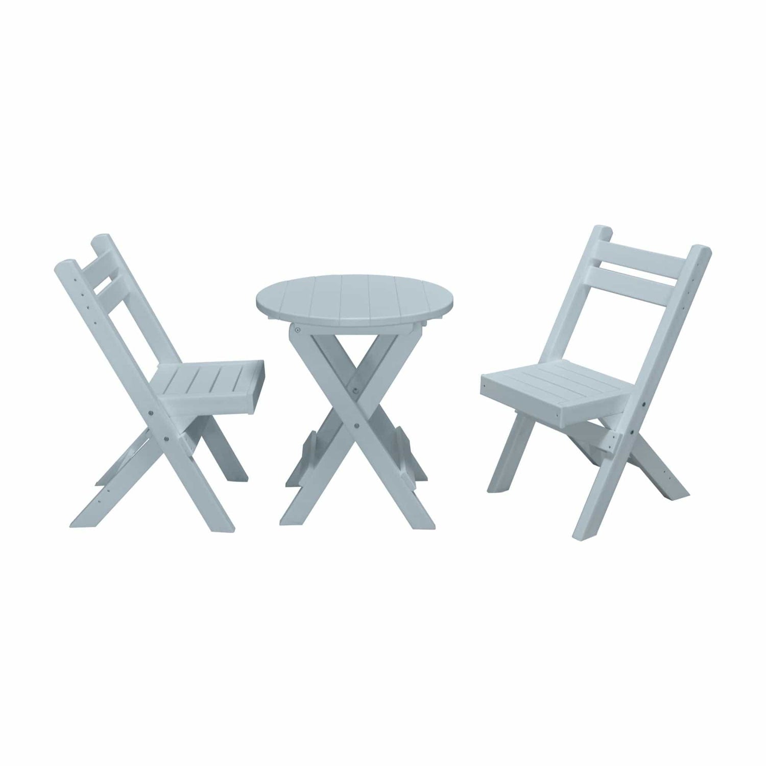 Keystone Amish Co. Coronado Round Poly Folding Bistro Set