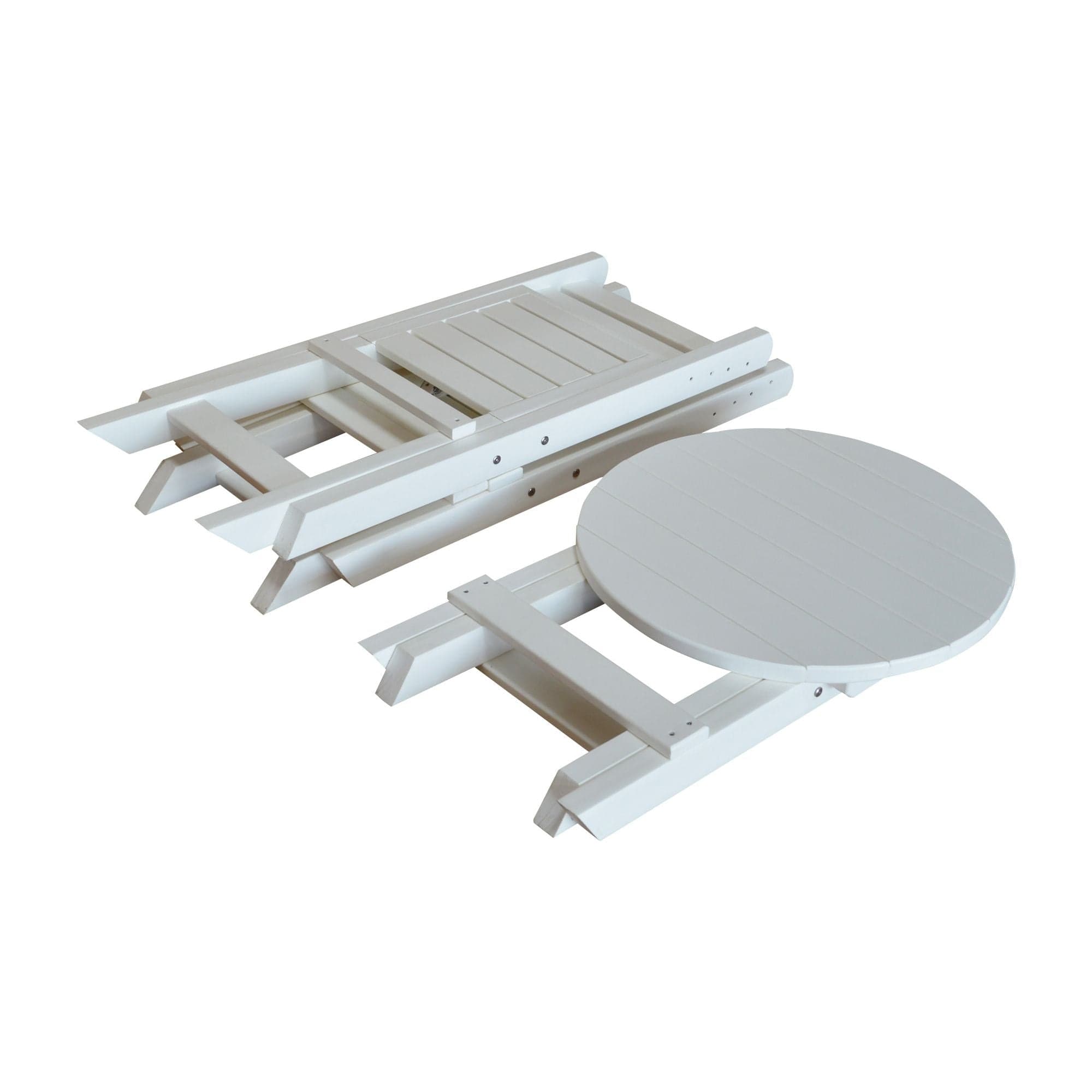 Keystone Amish Co. Coronado Round Poly Folding Bistro Set