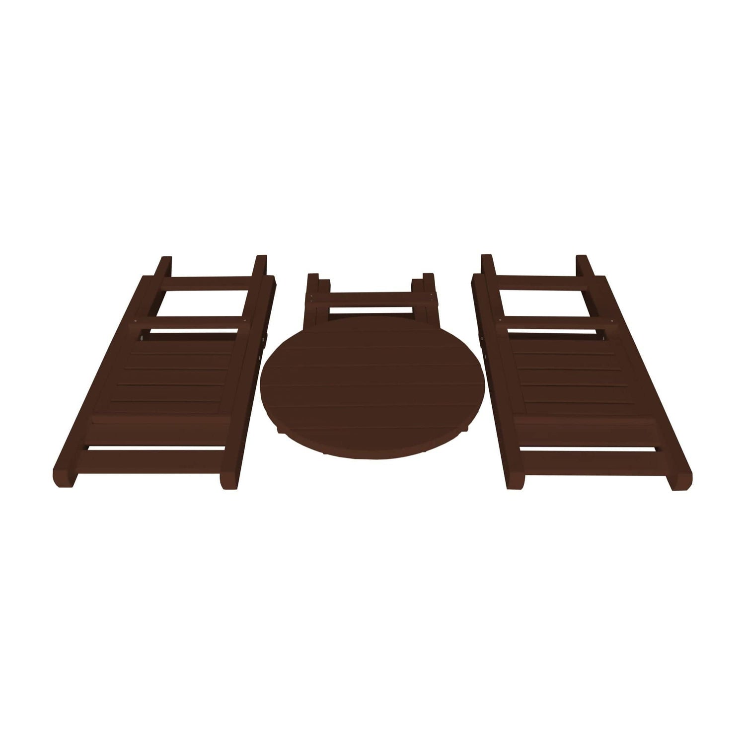 Keystone Amish Co. Coronado Round Poly Folding Bistro Set