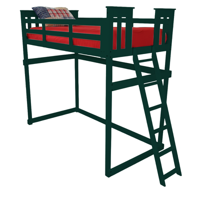Versaloft Mission Amish Made Loft Bed Frame with End Ladder