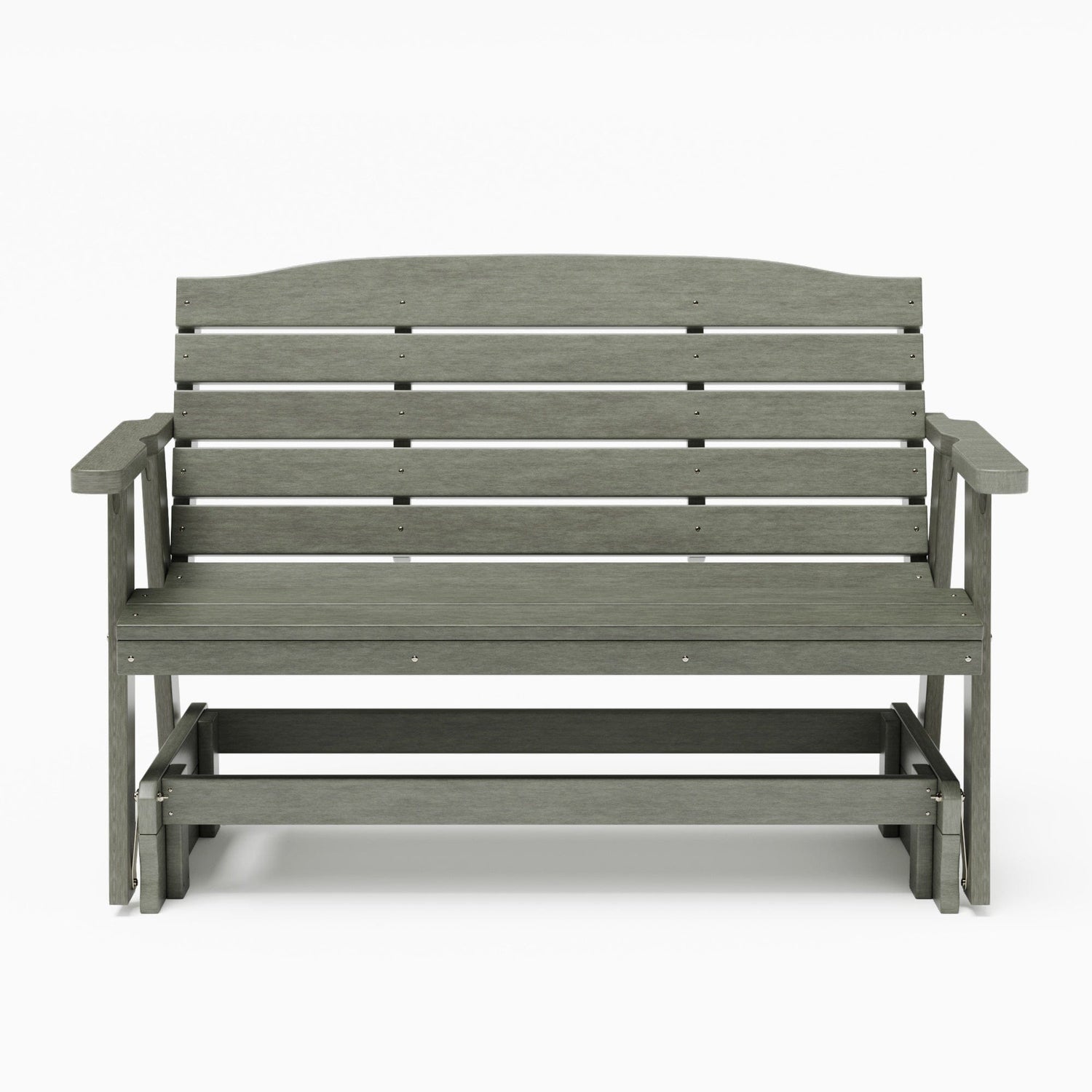SimplyPoly Amish Made Classic Recycled Plastic Porch Glider
