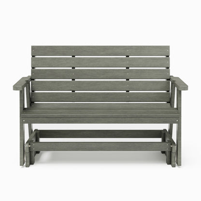 SimplyPoly Amish Made Signature Recycled Plastic Porch Glider