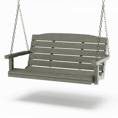 SimplyPoly Amish Made Classic Recycled Plastic Porch Swing