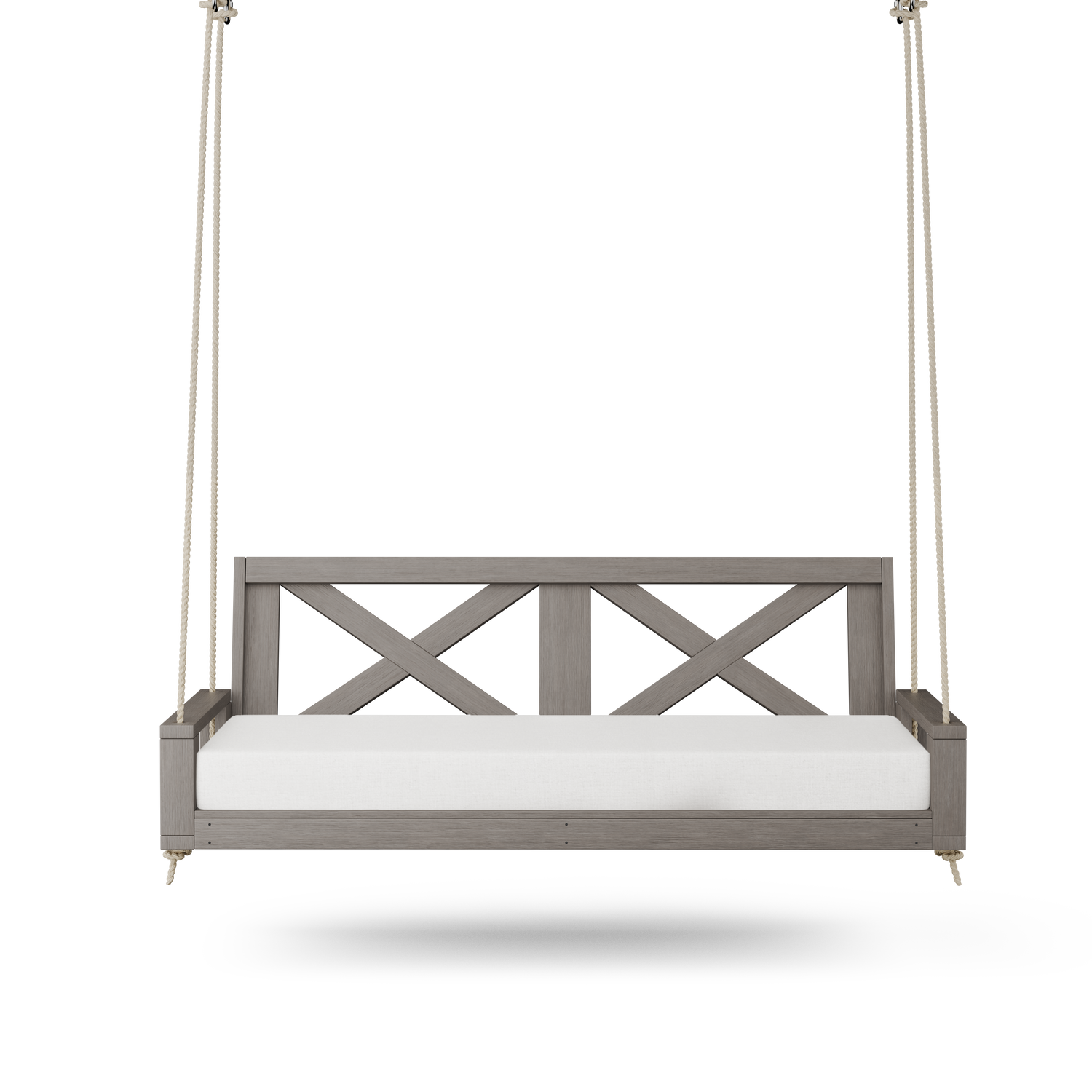 Amish Casual Malvern Porch Swing Bed, Twin Grey