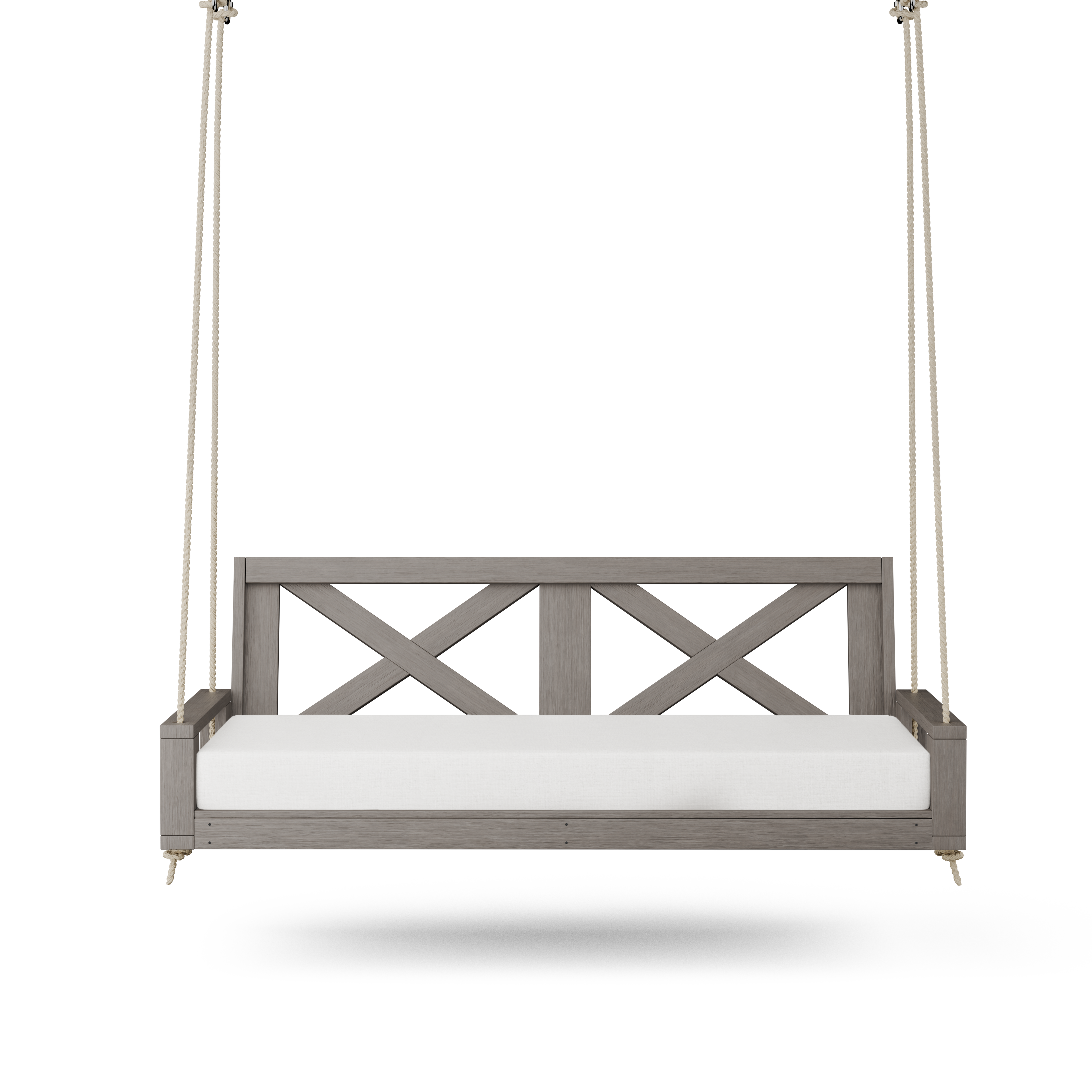 Amish Casual Malvern Porch Swing Bed, Twin Grey