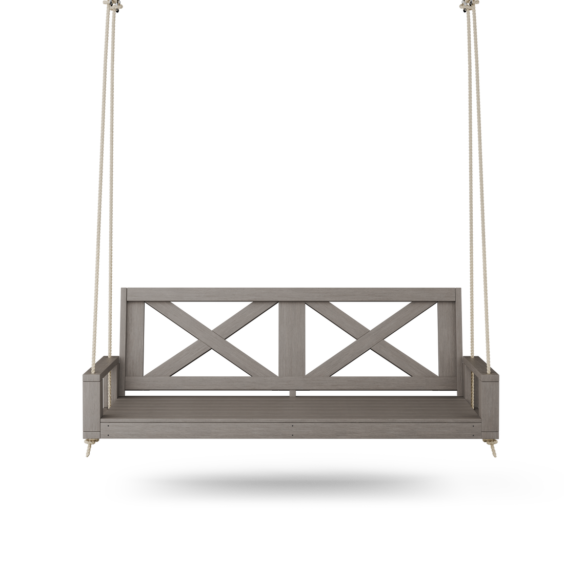 Amish Casual Malvern Porch Swing Bed, 4 Ft Grey
