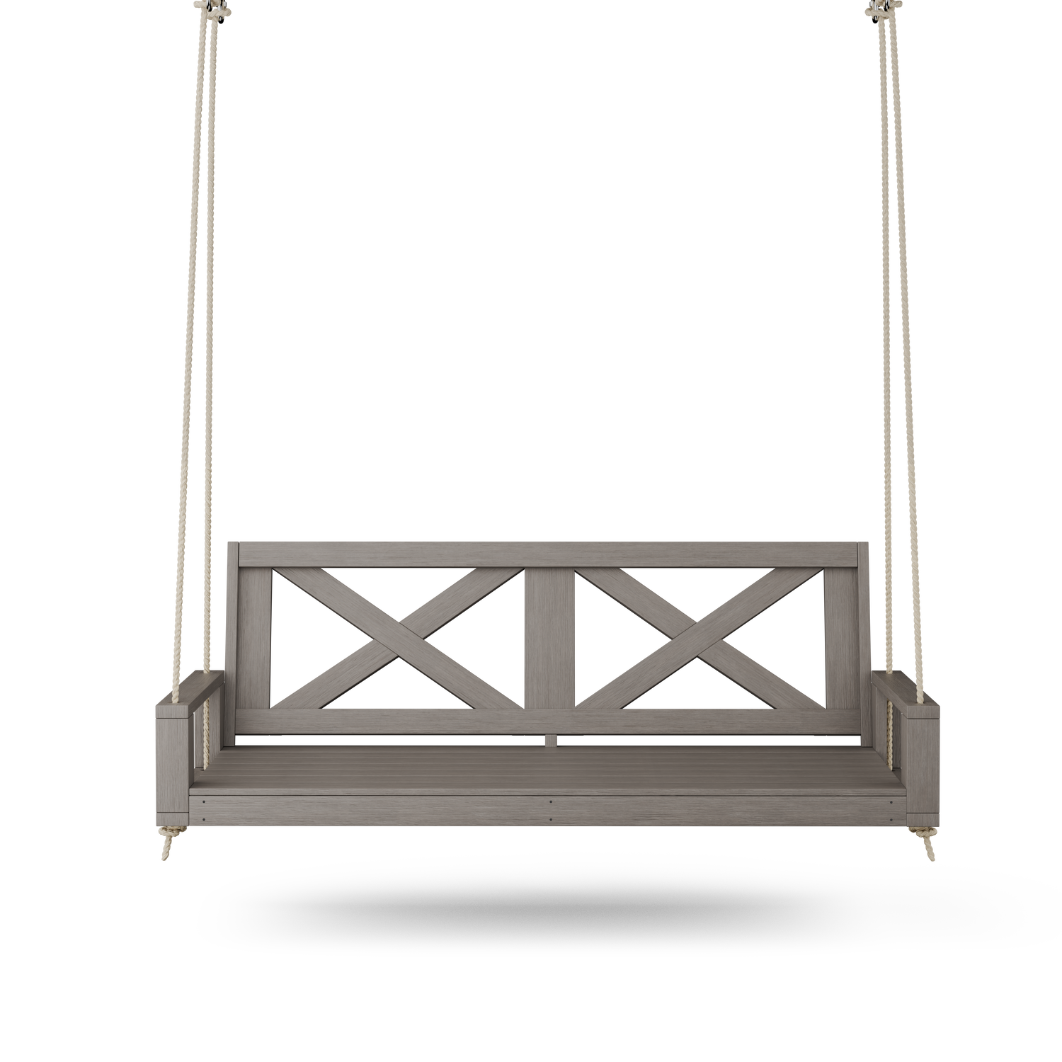 Amish Casual Malvern Porch Swing Bed, Twin Grey