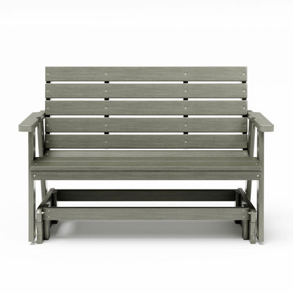 SimplyPoly Amish Made Signature Recycled Plastic Porch Glider