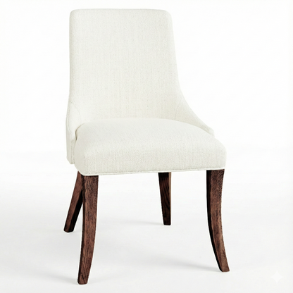Fairfield Chair in Oak with Kona Stain and Knit fabric