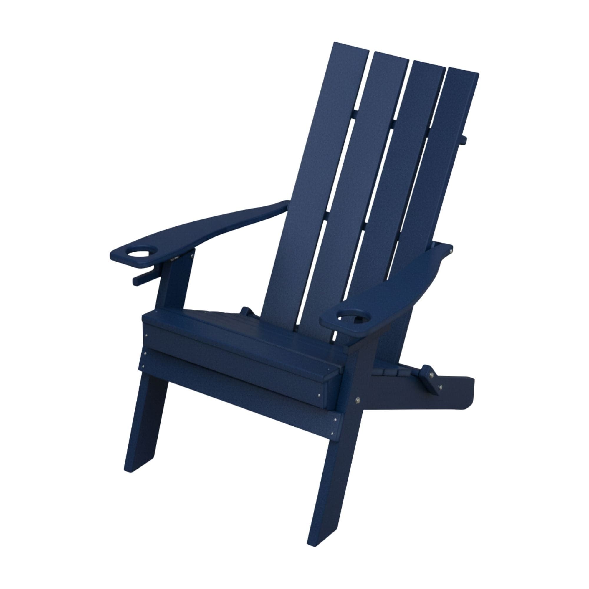 Keystone Amish Co. Modern Poly Lumber Folding Adirondack Chair