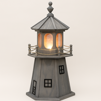 Heritage Lawncraft Pressure Treated Wood Decorative Lighthouse