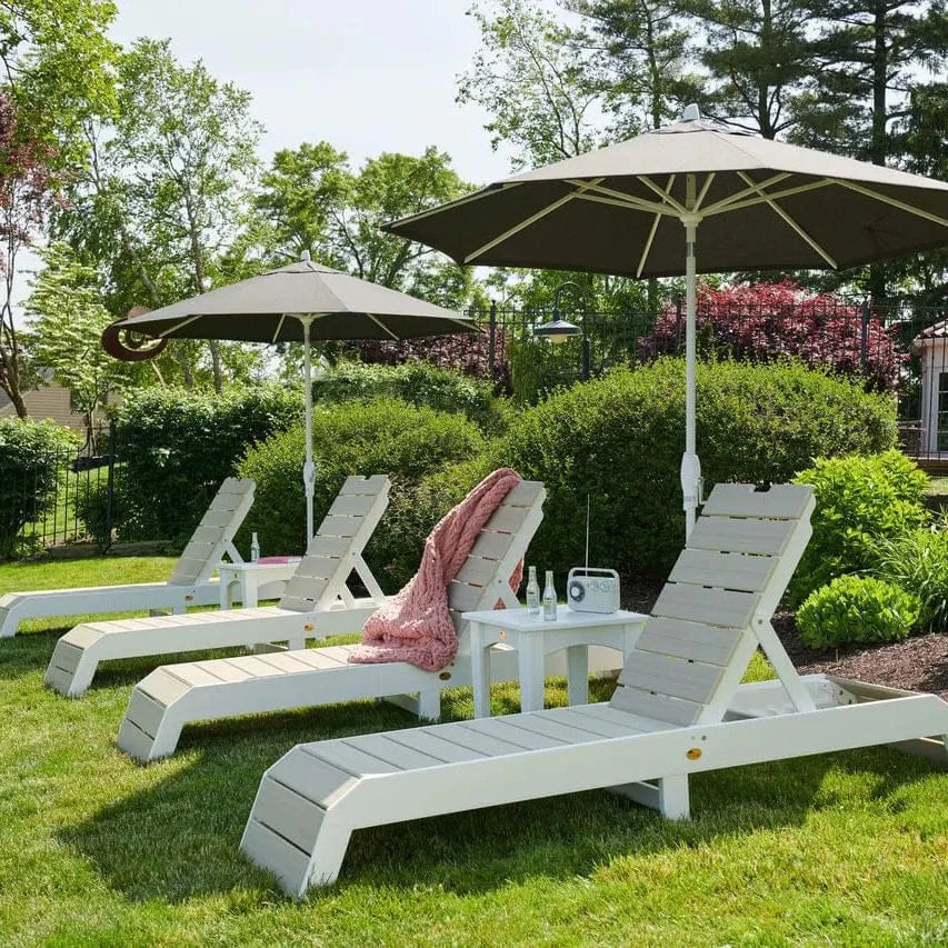 Urban Chaise Lounges in Birch &amp; White