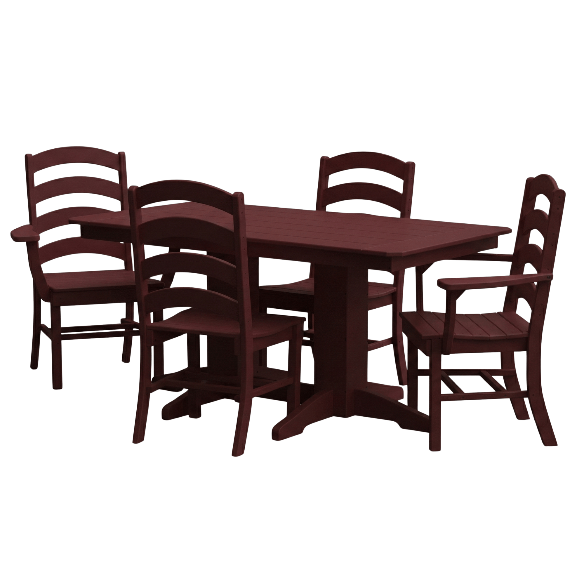Keystone Amish Co. Josie 5-Foot Poly Outdoor Dining Set