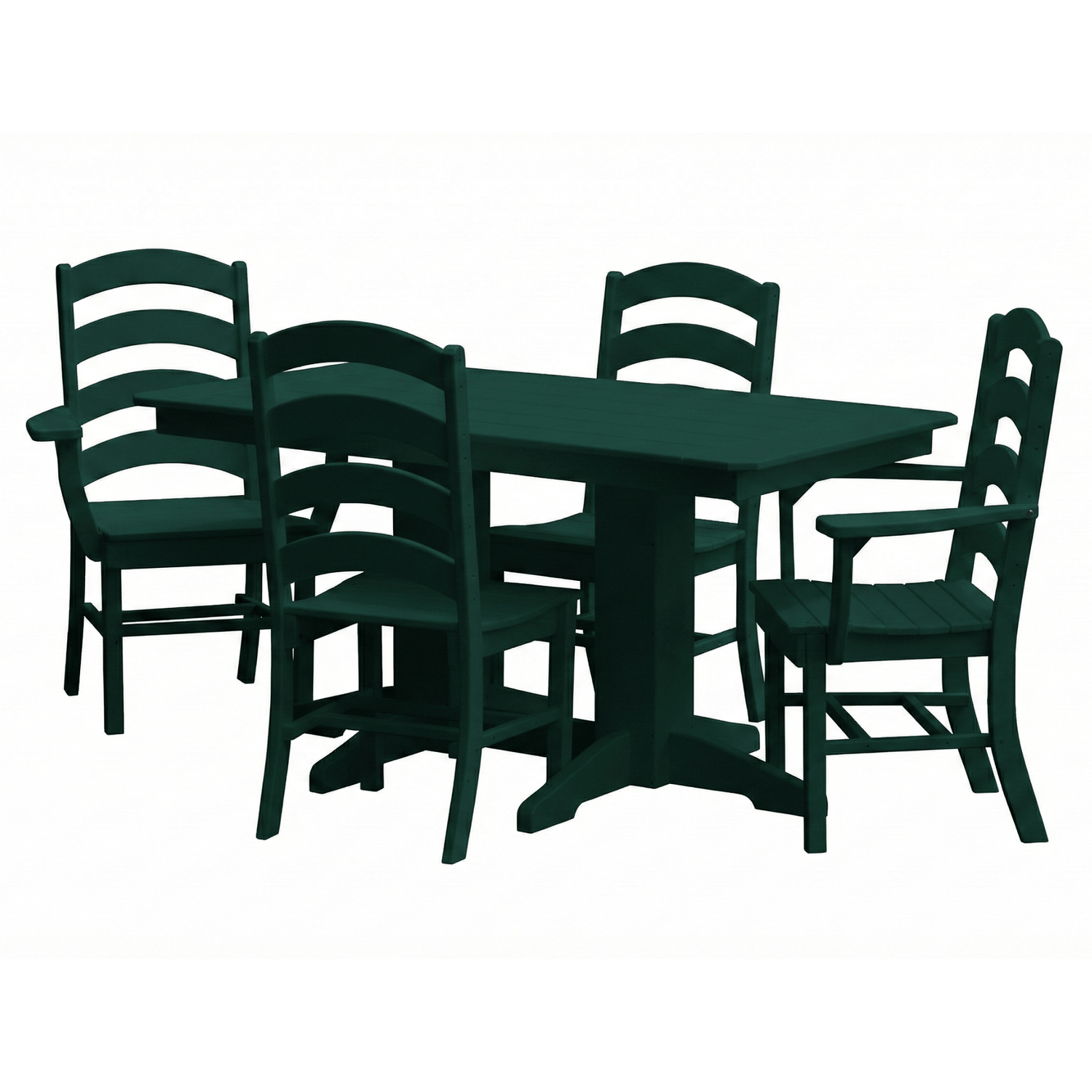 Keystone Amish Co. Josie 5-Foot Poly Outdoor Dining Set