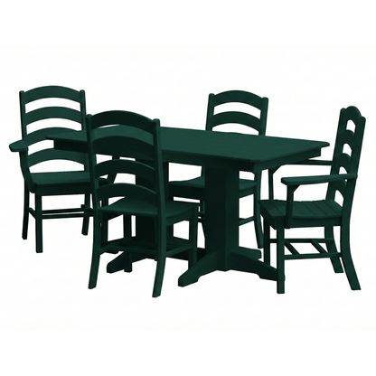 Keystone Amish Co. Josie 5-Foot Poly Outdoor Dining Set