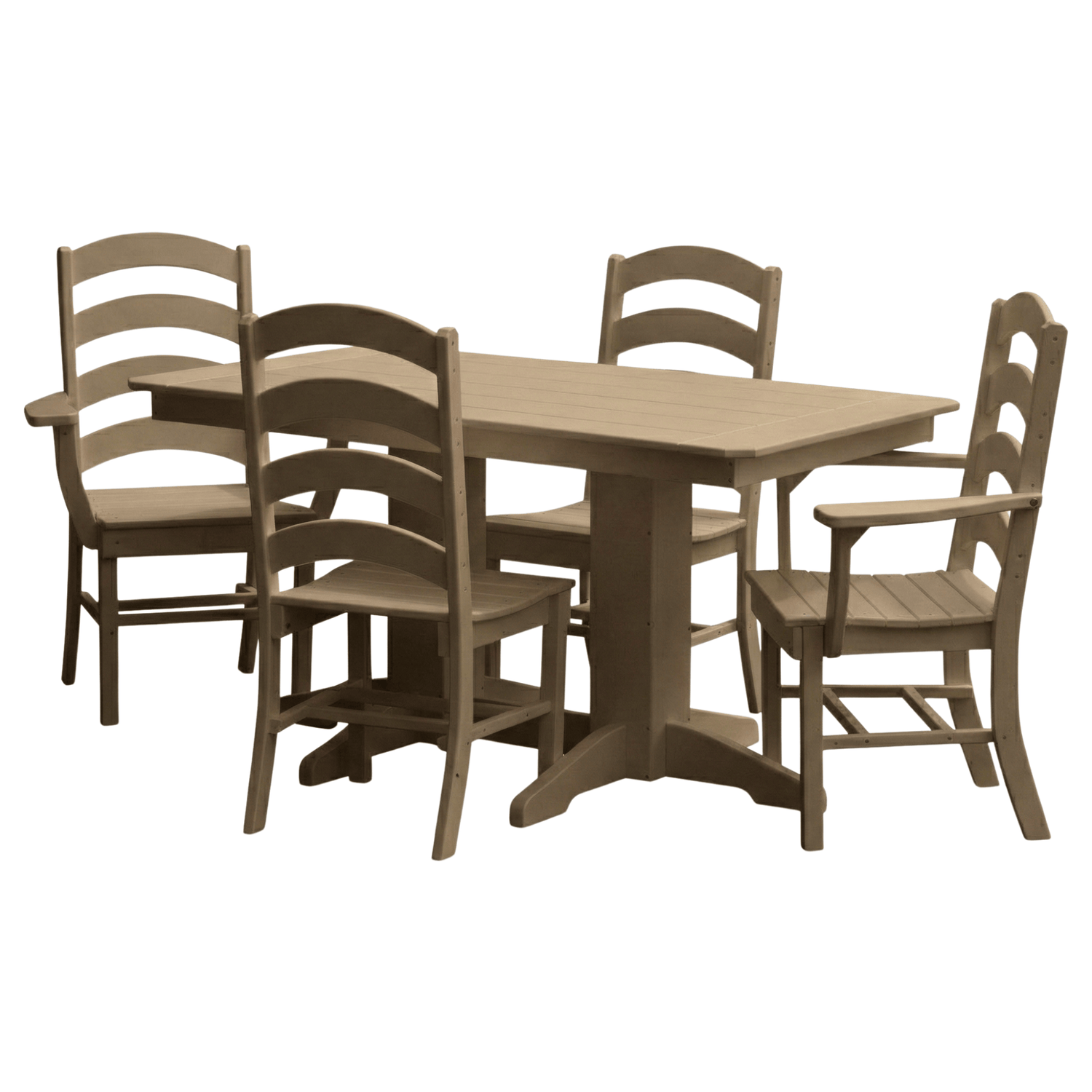 Keystone Amish Co. Josie 5-Foot Poly Outdoor Dining Set