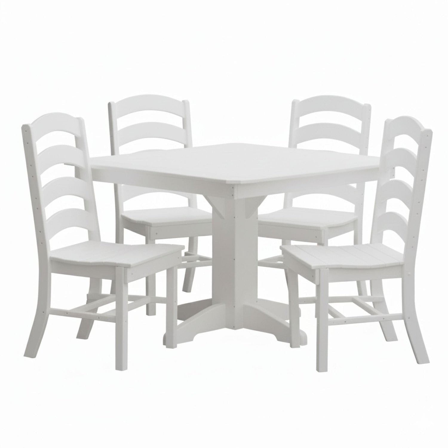 Keystone Amish Co. Josie 5-Piece Square Poly Outdoor Dining Set