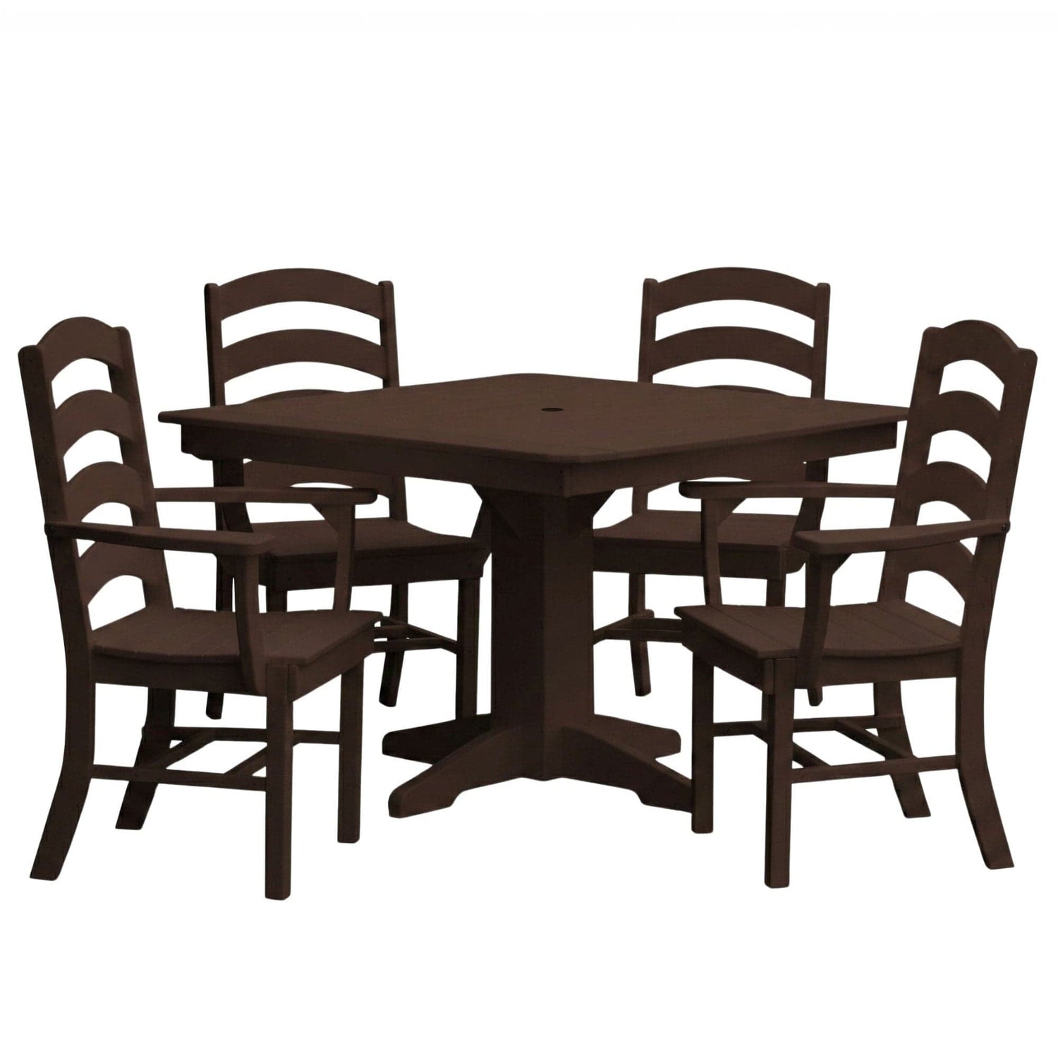 Keystone Amish Co. Josie 5-Piece Square Poly Outdoor Dining Set