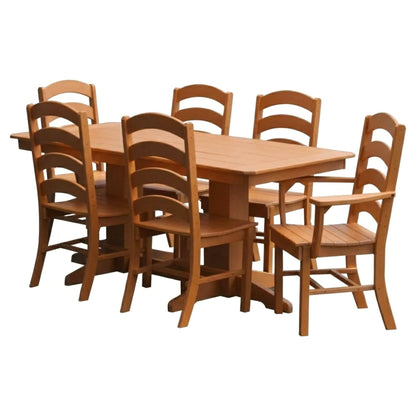 Keystone Amish Co. Josie 7-Piece Poly Lumber Outdoor Dining Set
