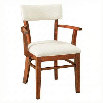 Miller Chair in Malaguania Stain with Knit Fabric
