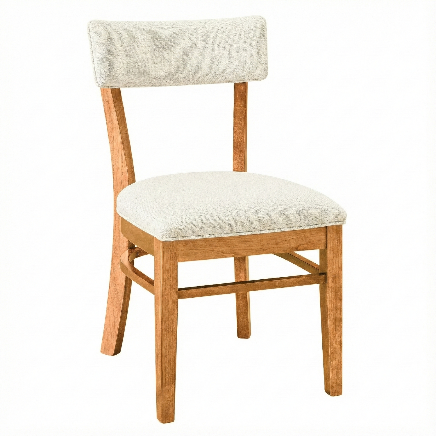 Miller Side Chair in Natural Stain with Knit Fabric