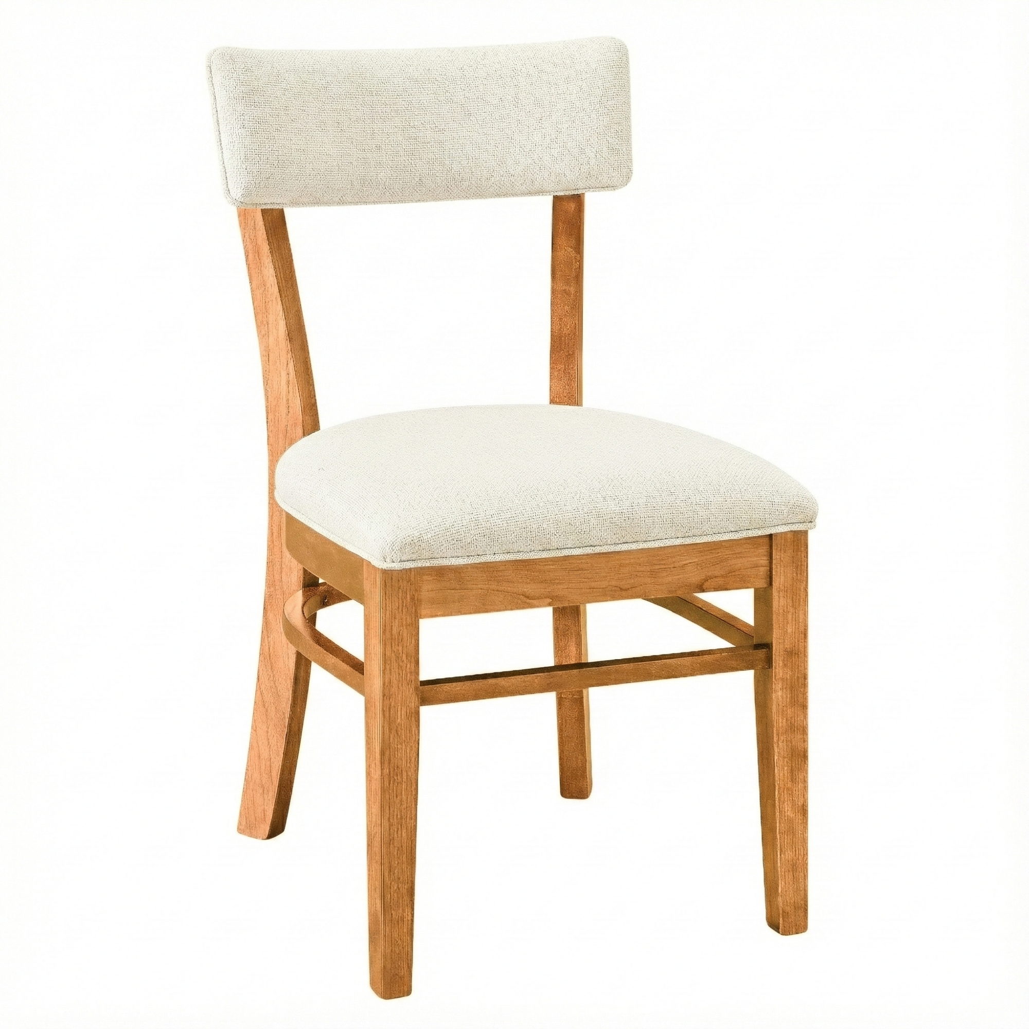 Miller Side Chair in Natural Stain with Knit Fabric