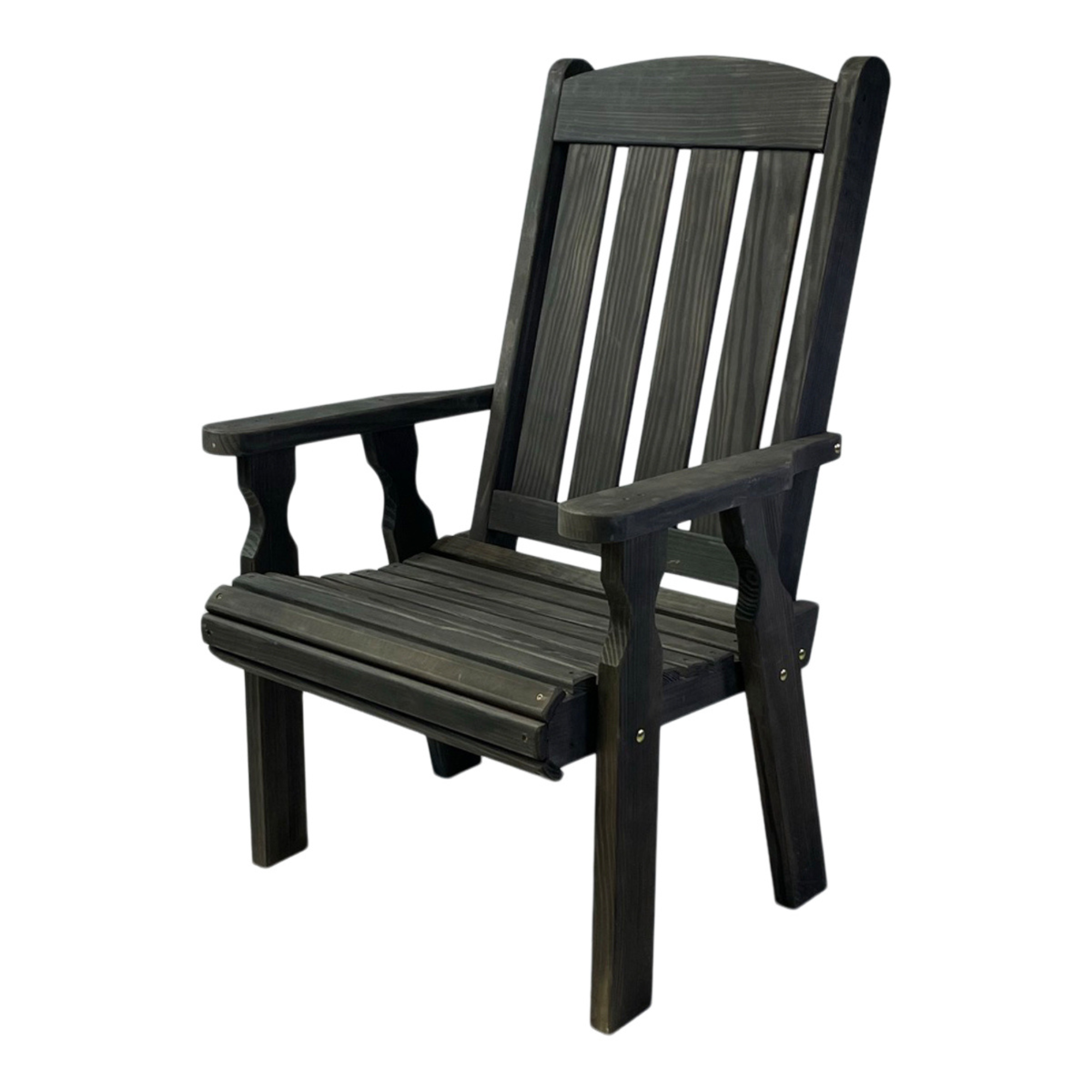 Amish Casual Heavy Duty 600 Lb High Back Mission Treated Patio Chair
