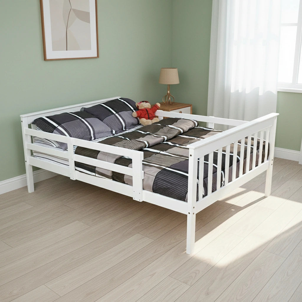 Versaloft Mission Amish Made Kids Bed Frame with Guardrails