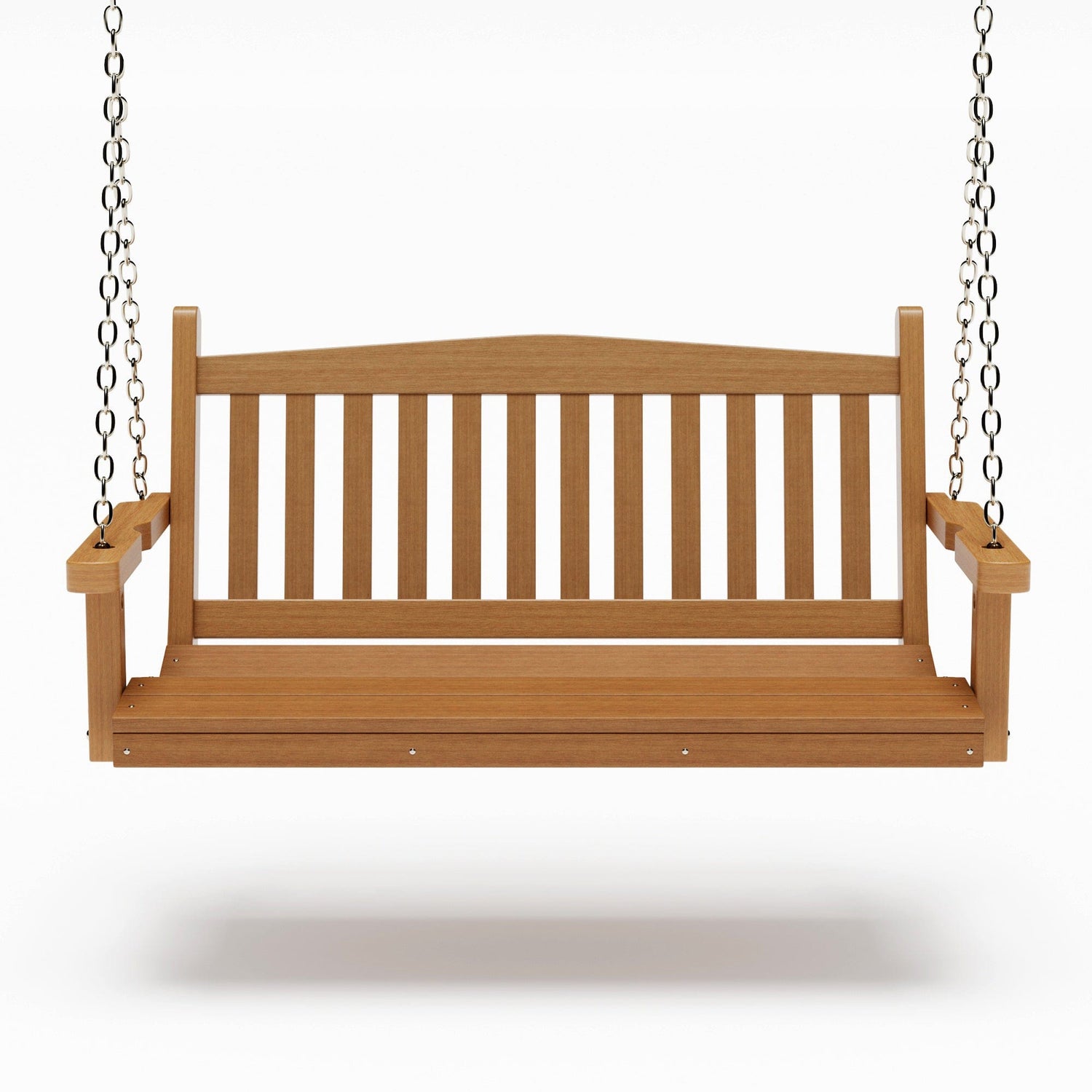 SimplyPoly 4 Foot Amish Made Mission Recycled Plastic Porch Swing, Patriot Blue