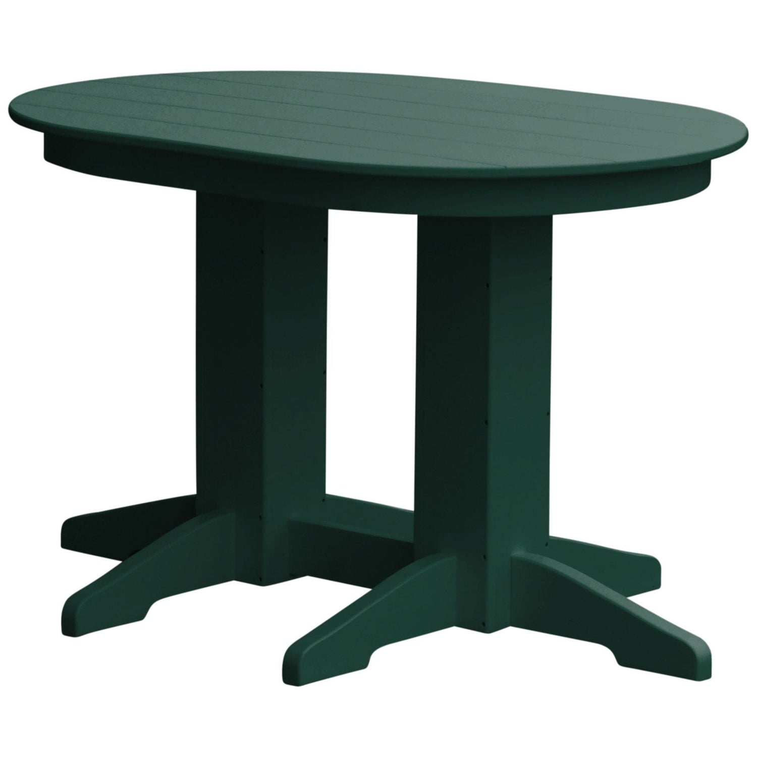 Keystone Amish Co. Poly Composite Oval Outdoor Counter Height Table
