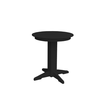 Keystone Amish Co. Round Poly Lumber Counter Height Table