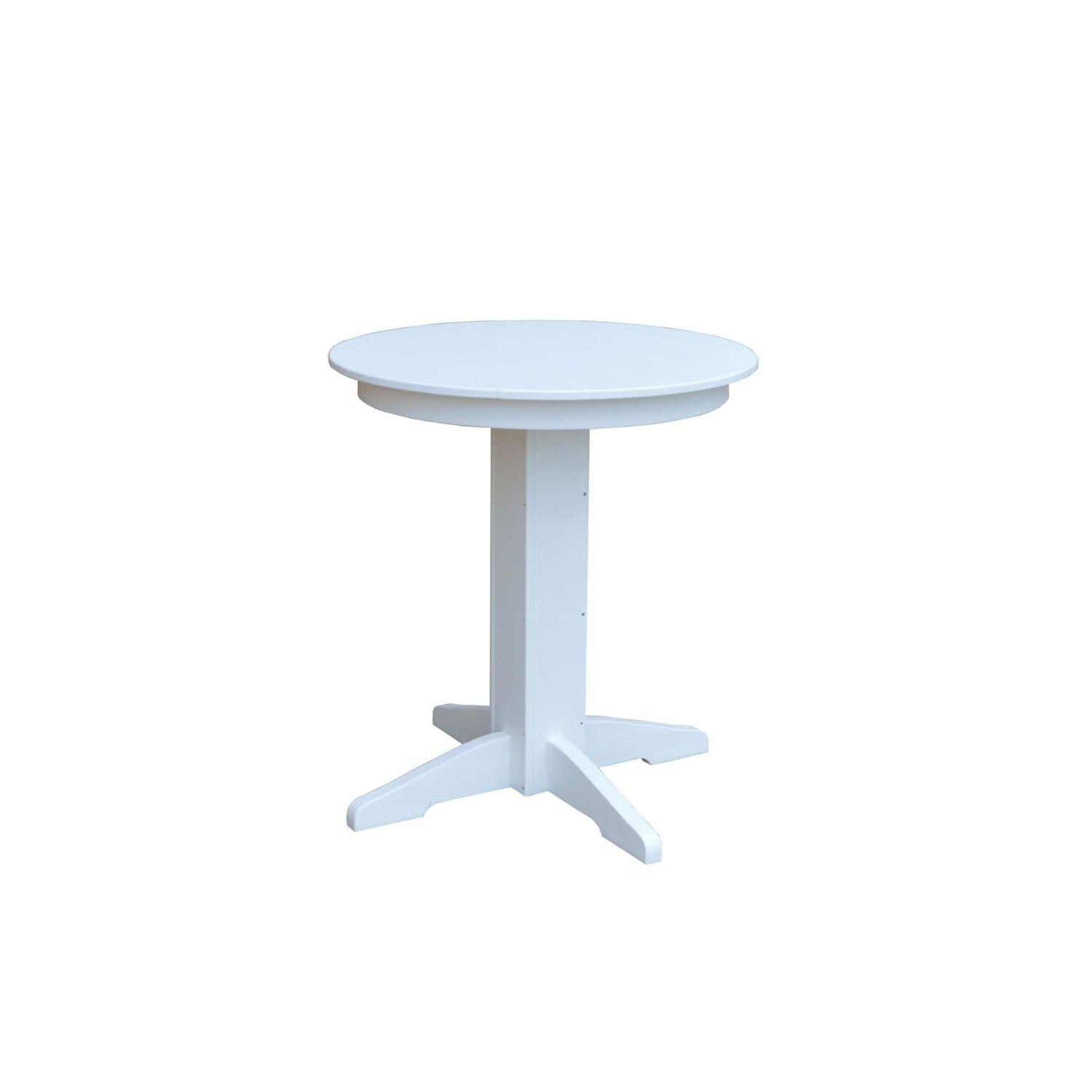 Keystone Amish Co. Round Poly Lumber Counter Height Table