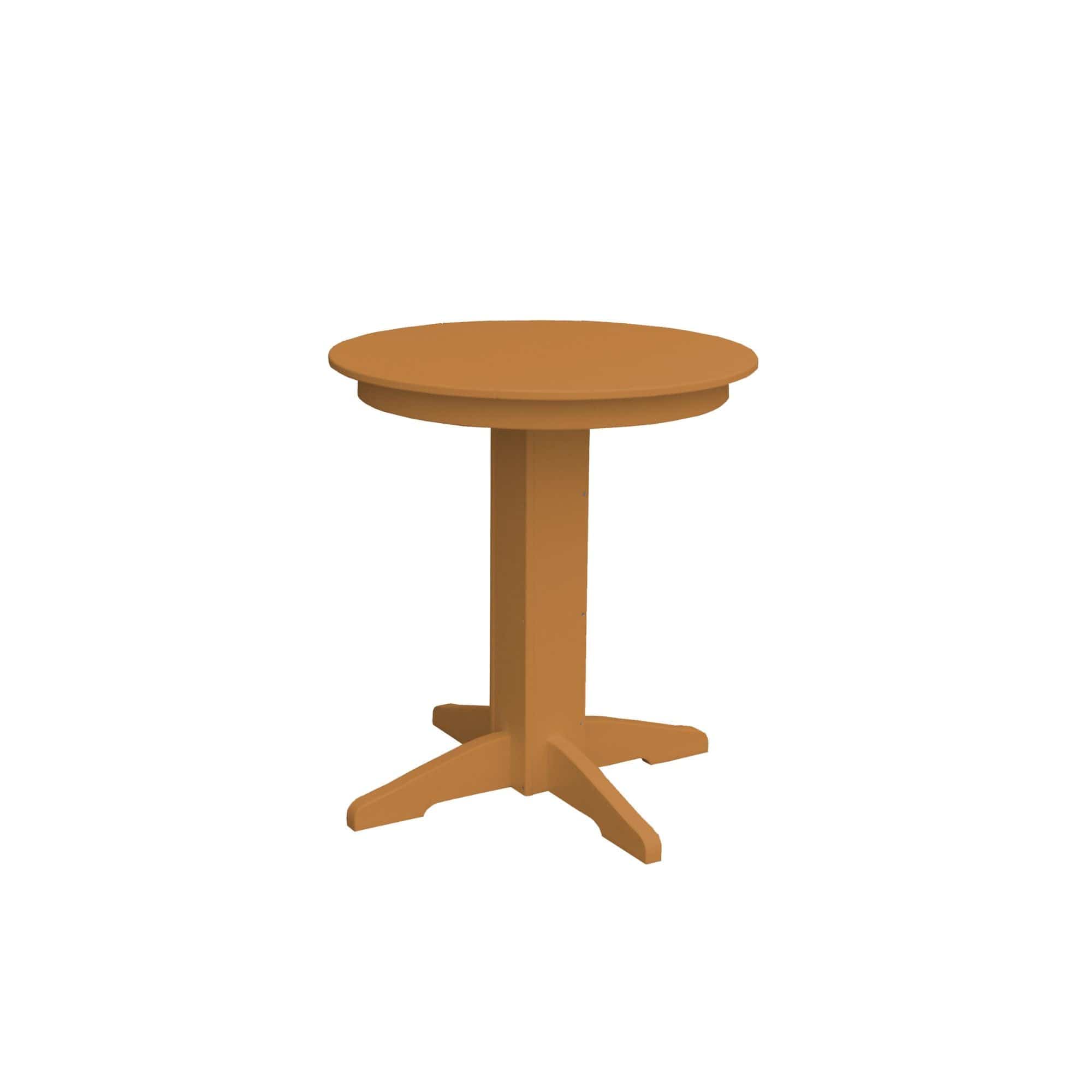 Keystone Amish Co. Round Poly Lumber Counter Height Table