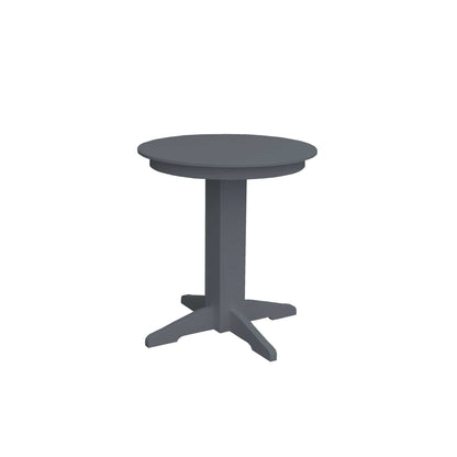 Keystone Amish Co. Round Poly Lumber Counter Height Table