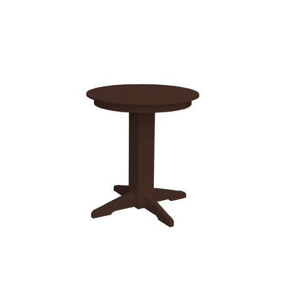 Keystone Amish Co. Round Poly Lumber Counter Height Table