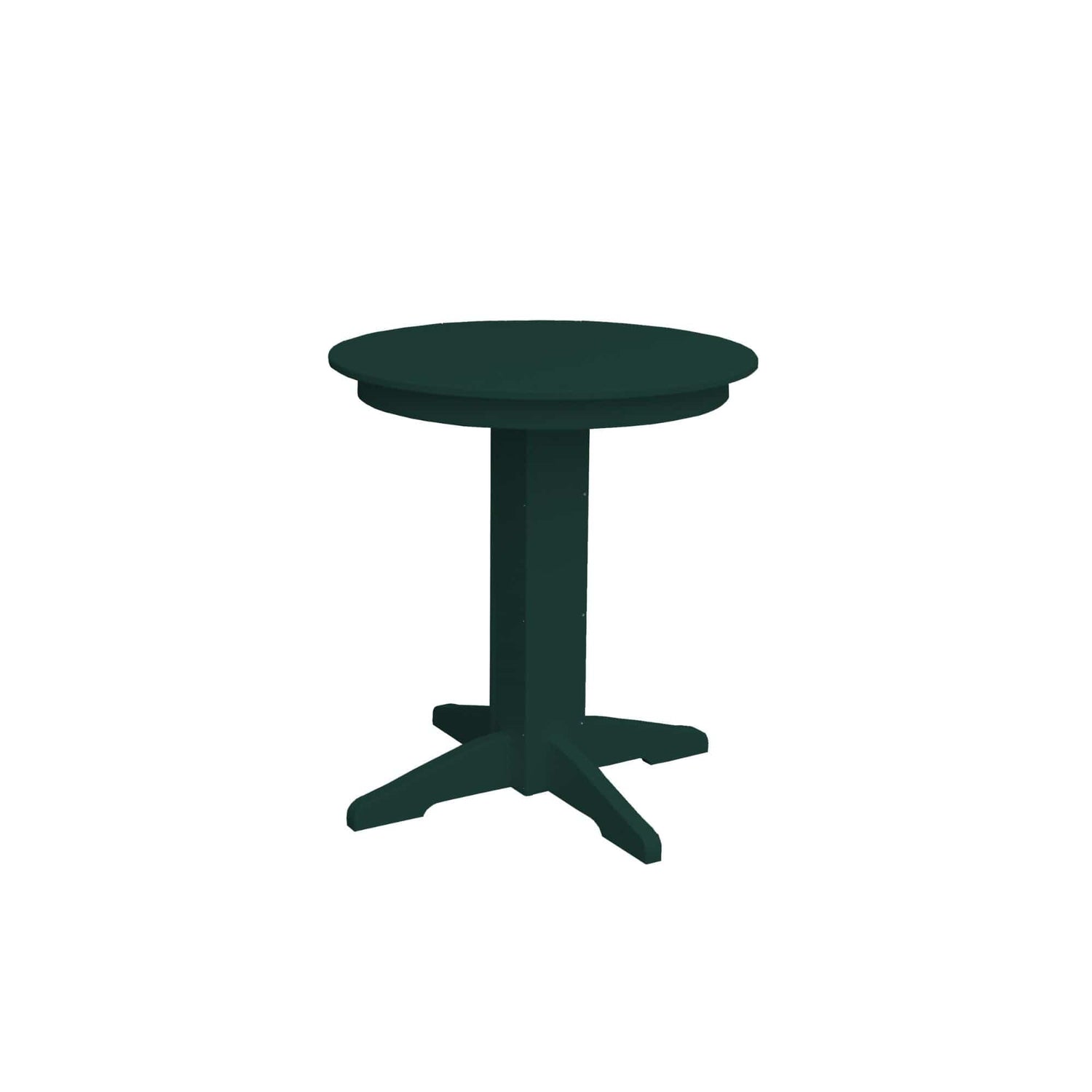 Keystone Amish Co. Round Poly Lumber Counter Height Table