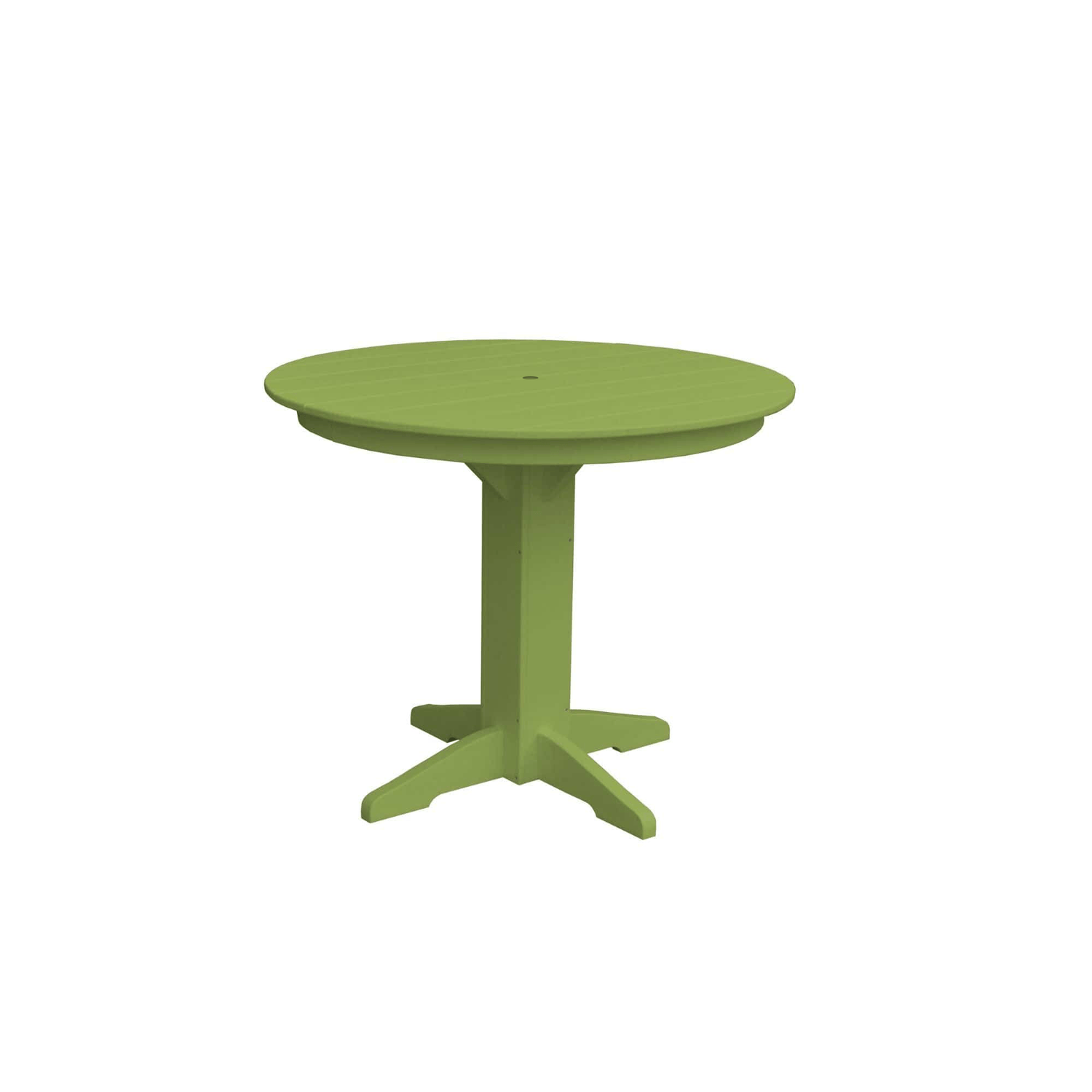 Keystone Amish Co. Round Poly Lumber Counter Height Table