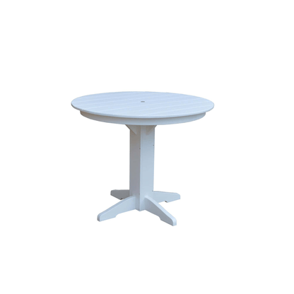 Keystone Amish Co. Round Poly Lumber Counter Height Table